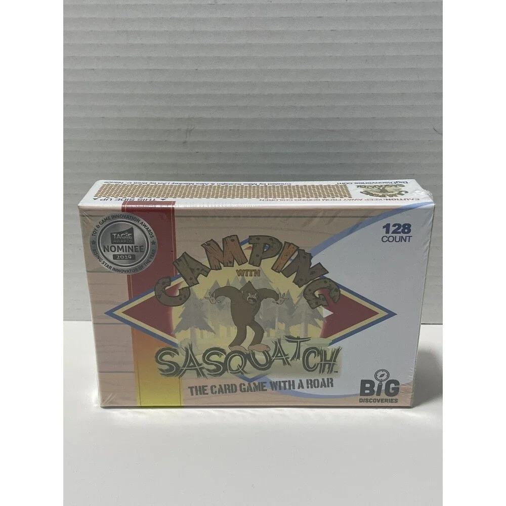 Camping With Sasquatch Card Game Big Discoveries New Sealed NIB